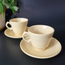 Woods Ware jasmine Yellow Pair