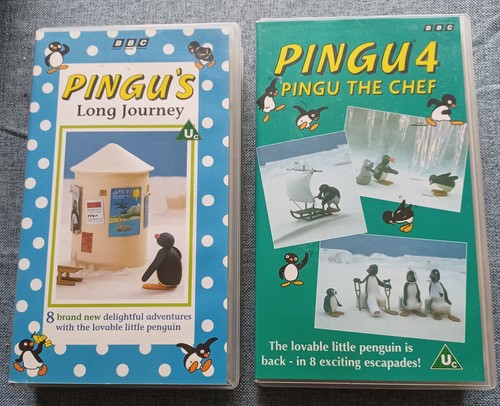 Pingu vhs tapes - 2,