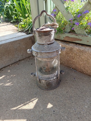 Antique anchor ship - antique, lantern