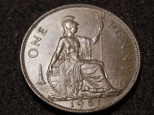 Great britain 1951 - penny, km