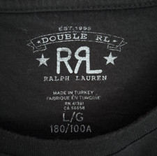 RRL Ralph Lauren Black T-Shirt
