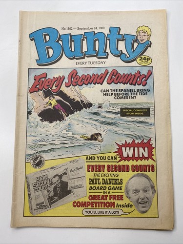 Bunty comic sept 24th 1988 - comic,