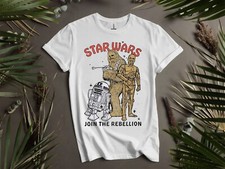 Retro Star Wars Chewbacca R2-D2 T-shirt T shirt Men Women Unisex Tshirt K706