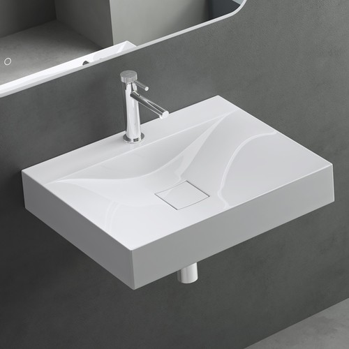 Bathroom basin wall hung - bathroom,