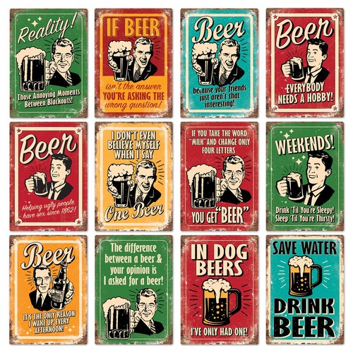 Metal wall signs retro - signs,