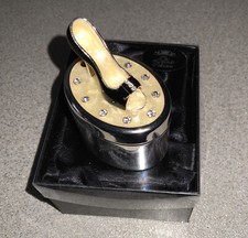 LEONARDO COLLECTION TRINKET POT STILETTO SHOE JEWELLED DESIGN BNIB RARE