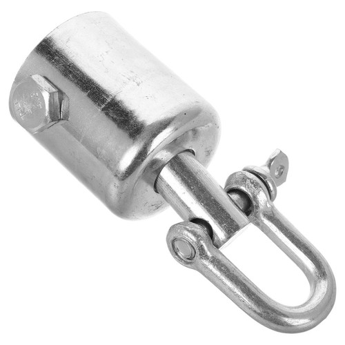 Silver steel boxing sandbag - silver,