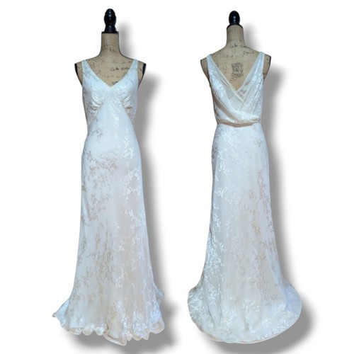 Vintage y2k monsoon ivory - ivory, silk
