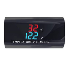 Voltmeter Thermometer Dual