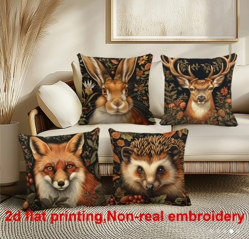 Beautiful set print cushion - beautiful, x4