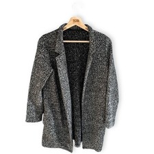 Ladies M&S Grey Knitted Open