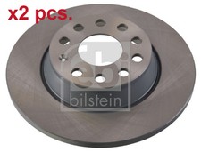 X2 PCS REAR BRAKE DISC ROTOS