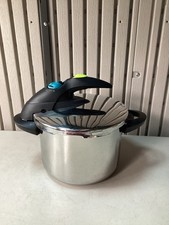 Fagor Splendid 6L Pressure Cooker - Stainless Steel - Locking Lid - Used/Clean.