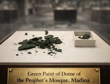 Green Paint From Dome Of