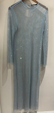 Zara Dress Size M-L 12-14 Blue