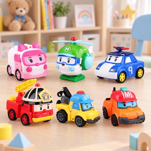 Car toy for - 6x, robocar