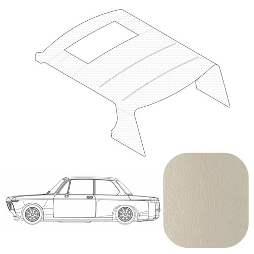 Unperforated cream headliner - unperforated,