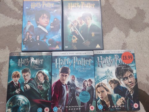Harry potter dvd job lot - harry,