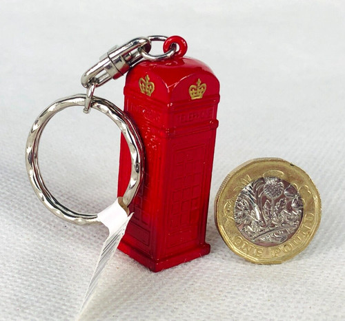 Keyring london red telephone - london,