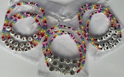 Handmade elasticated beaded - handmade,