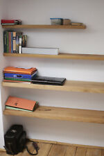 Solid Oak floating shelf
