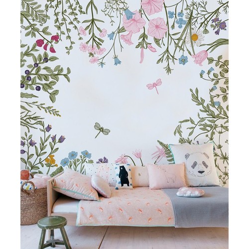 Spring field flowers removable - field,