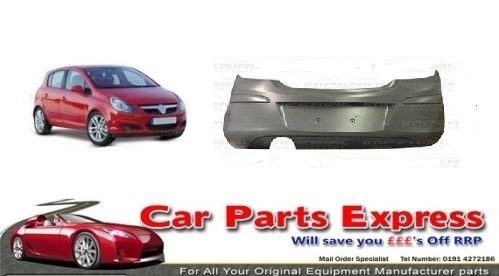 Vauxhall corsa rear bumper - rear,