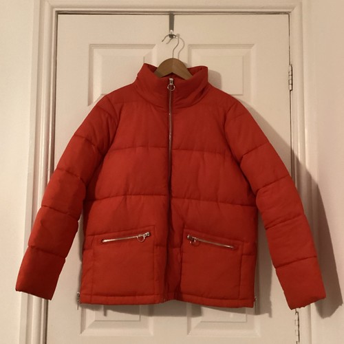 Ladies stylish red zip detail - zip,