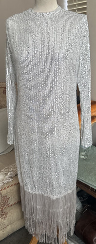 Gorgeous silver sequinned - gorgeous,