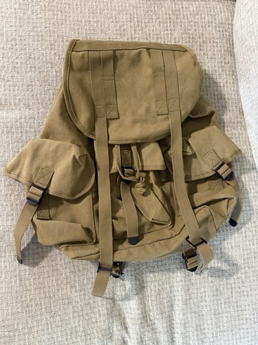 Vintage olive canvas - olive,