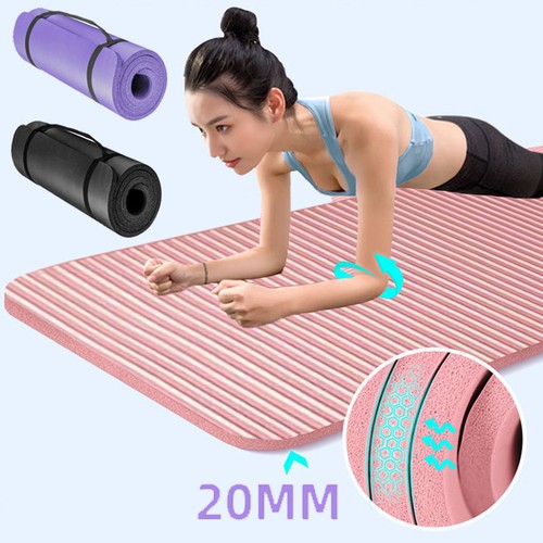 Extra thick yoga mat - yoga, 20mm