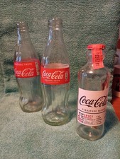 Set Of 3 Coca Cola  Coke Empty