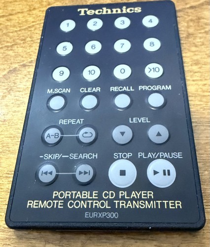 Technics eurxp300 remote - technics,