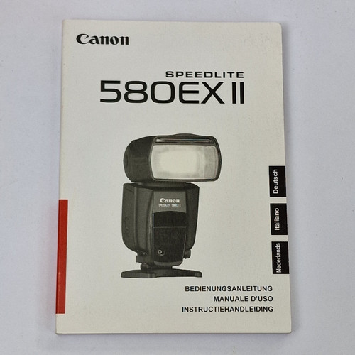 Canon speedlite 580 ii - canon, ex