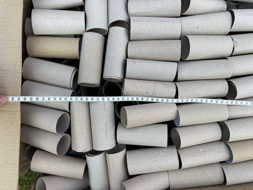 150 cardboard tubes - , empty