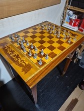 Vintage Italian Chess Table