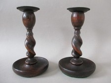 Pair of Antique Oak Wood
