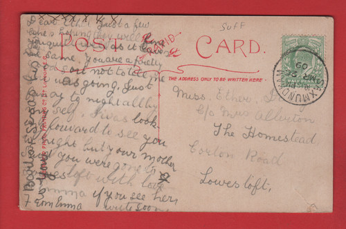 Saxmundham suffolk postmark - saxmundham,
