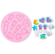 Baby Shower Silicone Fondant