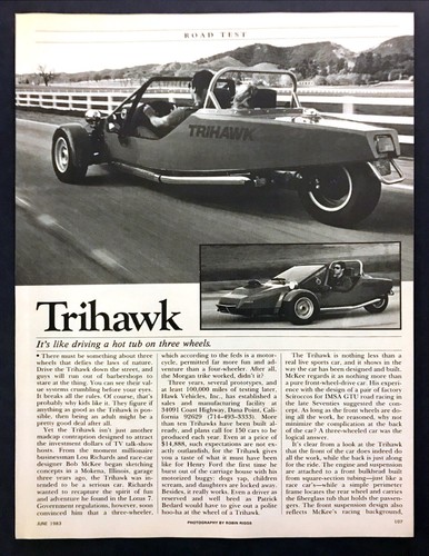 1983 trihawk three wheeler - 1983, three-wheeler