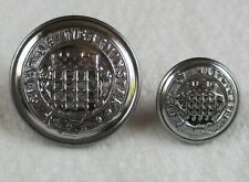 2x British Livery Buttons:"CITY OF WESTMINSTER" (25mm-17mm, 1960s-70s, Firmin)