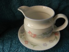 ROYAL DOULTON ' SUMMER CARNIVAL ' GRAVY JUG AND STAND