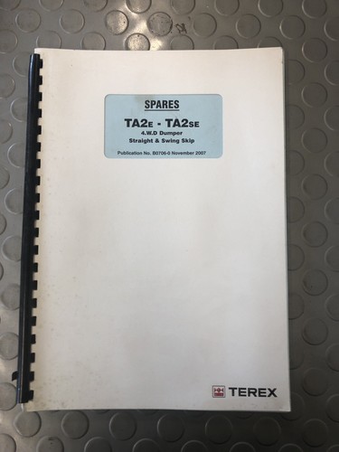 Terex ta2e and ta2se 4wd - terex,