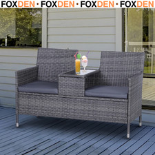 Grey Rattan Companion Chair
