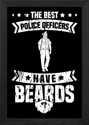 Police officer law framed wall - officer,