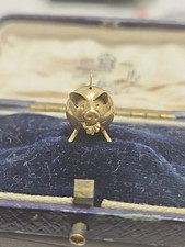 14ct Gold Vintage Lucky Pig