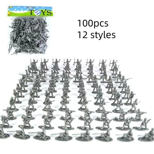 100x toy soldiers green - soldiers,