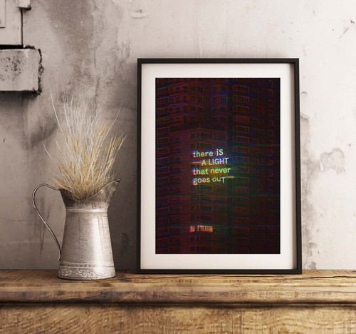 Smiths art shot light goes - art,