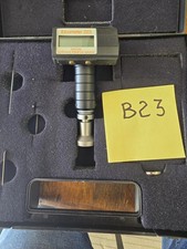 Elcometer 223 digital surface profile gauge in case with surface calibration