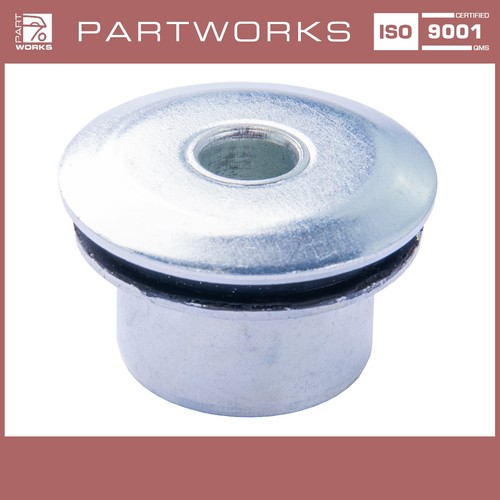 Rubber bearing wishbone for